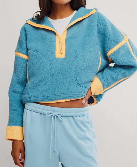 Mountain High 1/2 Zip Celestial Blue