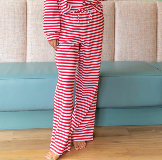 LuLu Mac Striped Pant Red