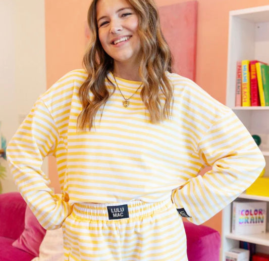 LuLu Mac Striped Top Yellow