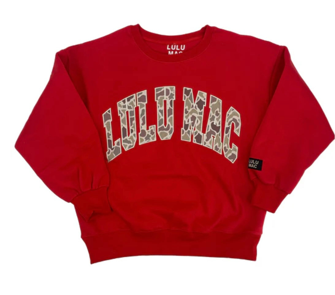 Red Camo LuLu Mac Sweatshirt
