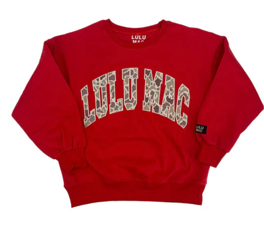 Red Camo LuLu Mac Sweatshirt
