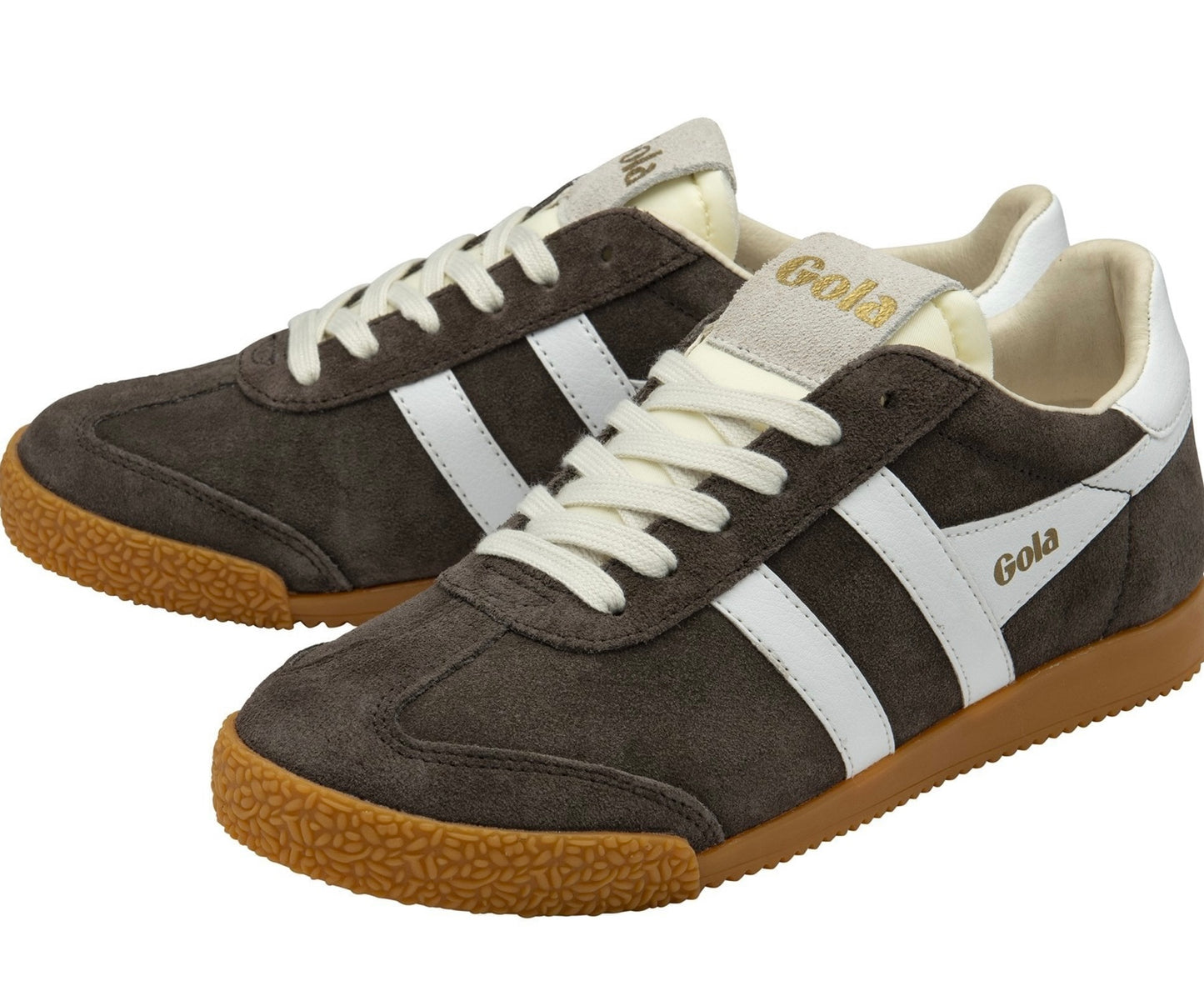 Gola Womens Elan Trainer Mocha/White Sneakers
