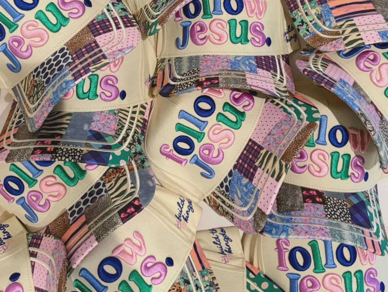 Colorful Follow Jesus Hat