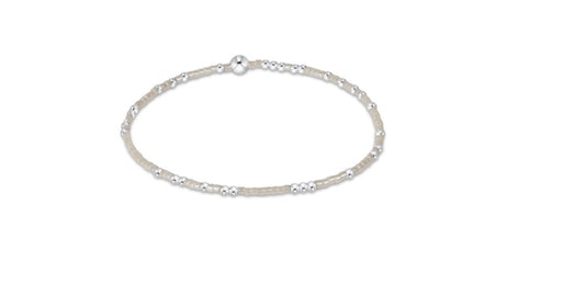 Hope Unwritten Sterling Bracelet - Milkshake