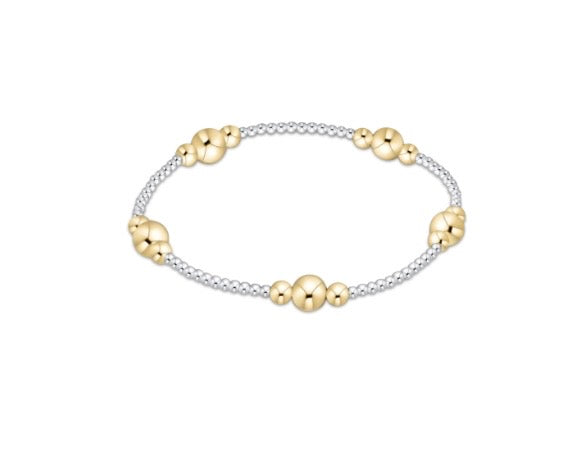Purpose Gold 6mm Bead Bracelet - Mixed Metal
