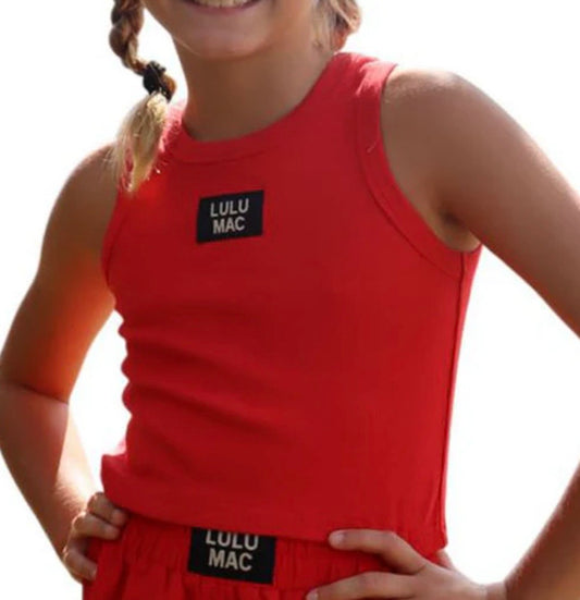 Youth LuLu Mac Red Tank