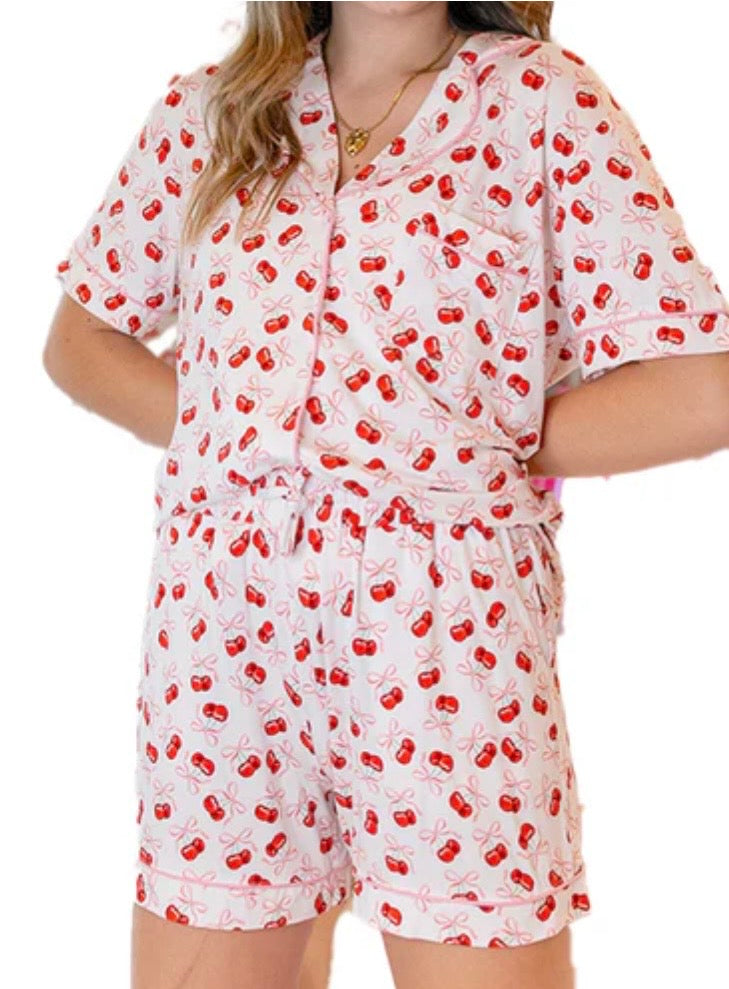 LuLu Mac Cherry PJ’s