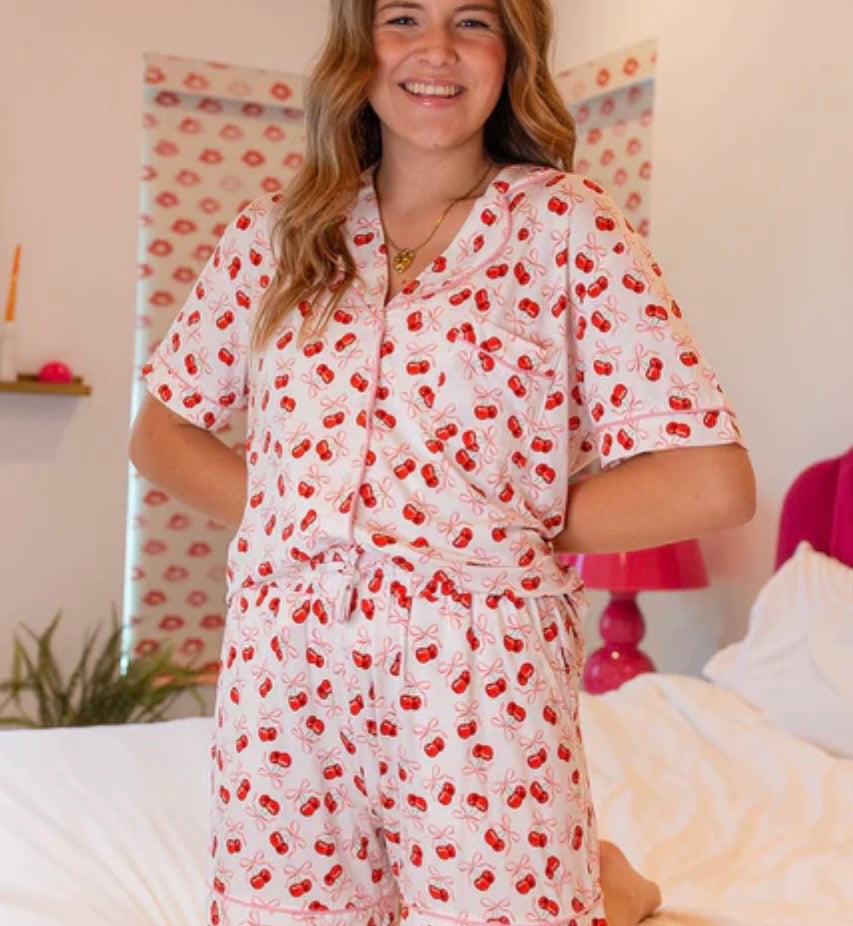 LuLu Mac Cherry PJ’s