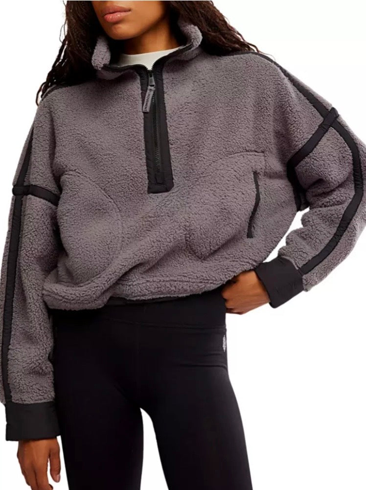 Mountain High 1/2 Zip Gunmetal Combo