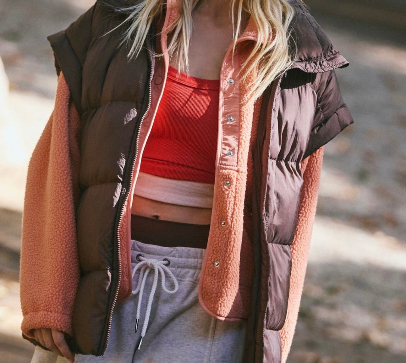 Hit The Slopes Jacket Frosted Peach