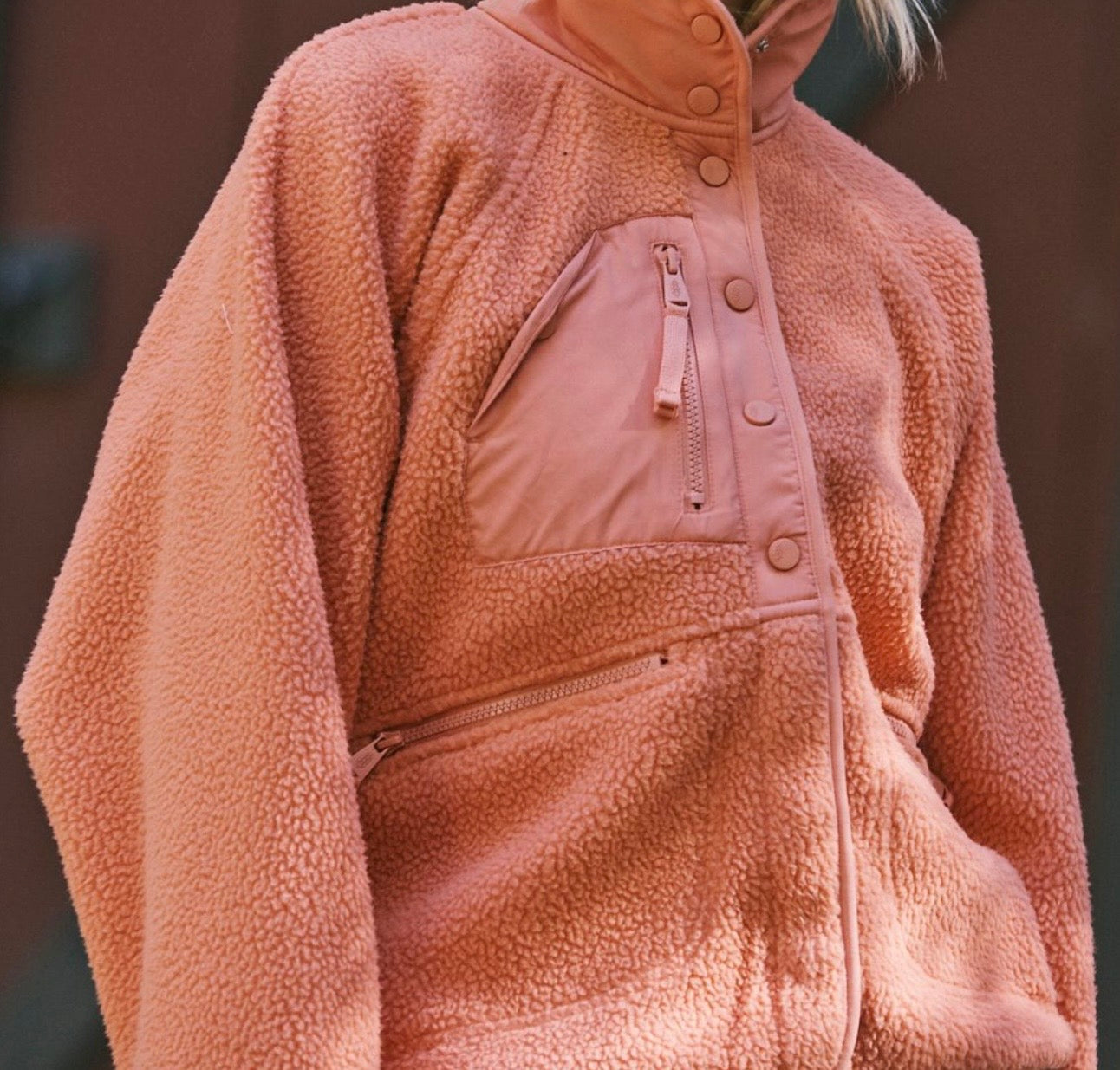 Hit The Slopes Jacket Frosted Peach