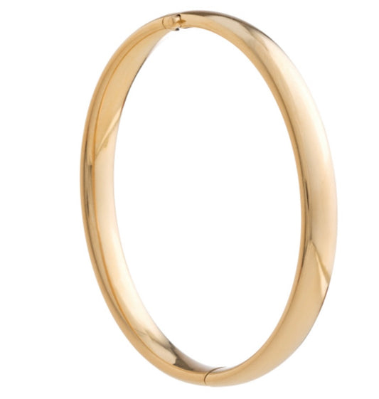 Cherish Gold Bangle Bracelet Medium