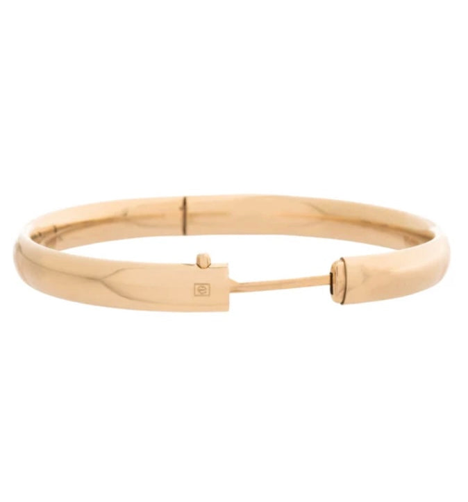 Cherish Gold Bangle Bracelet Medium