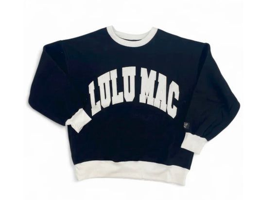 LuLu Mac Color Block Black/White
