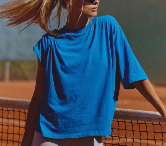 Tackle Tee in Light Cobalt