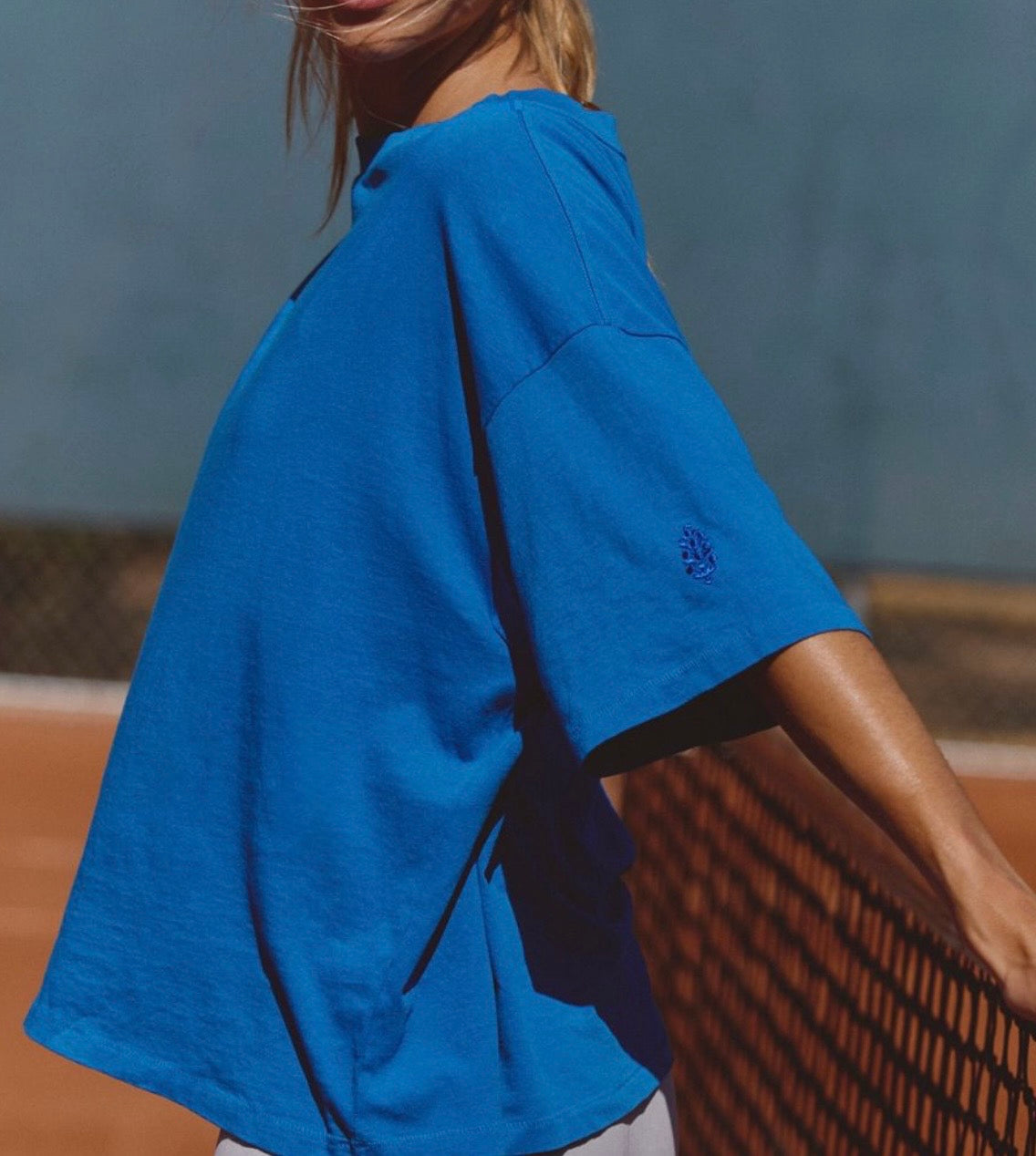 Tackle Tee in Light Cobalt