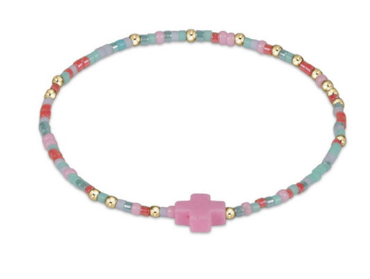 Egirl Unwritten Signature Cross Bracelet - Anything Is Popsicle