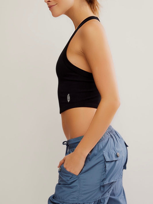 All Clear Vneck Cami Black