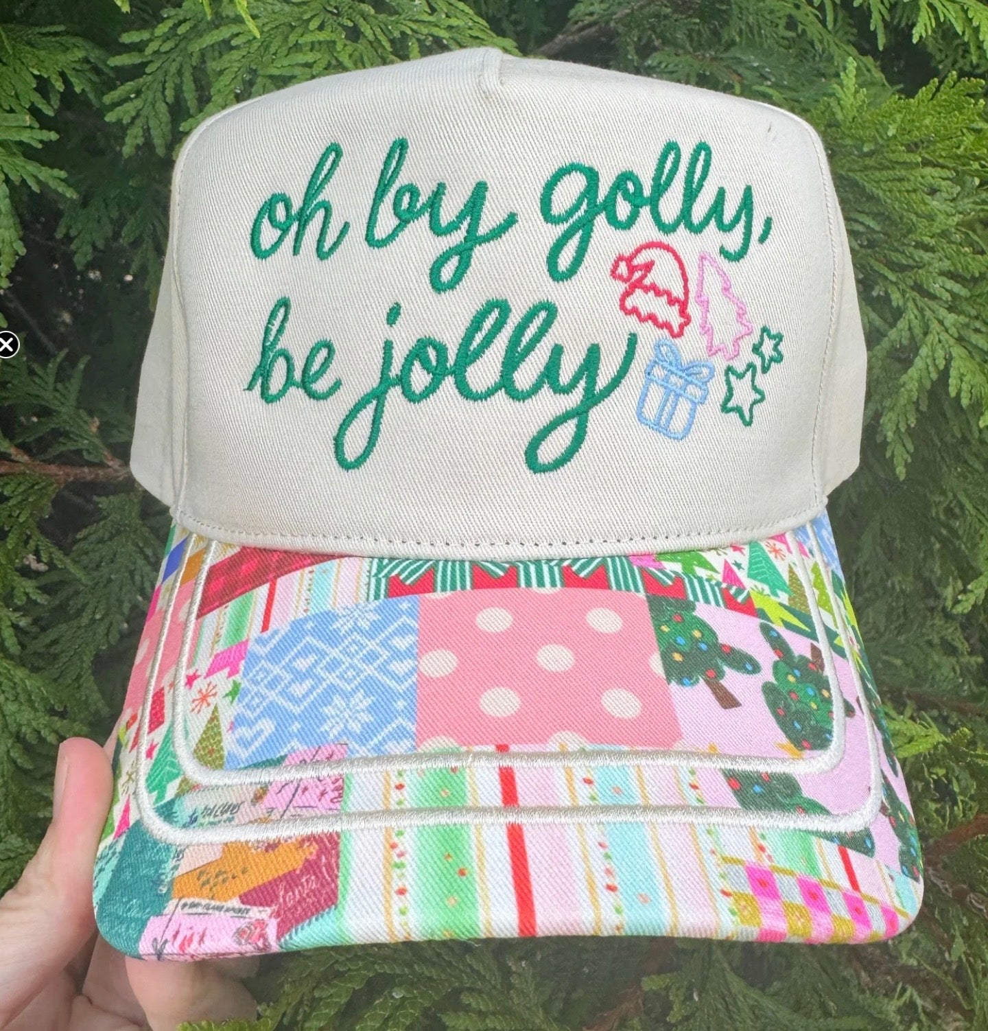 Oh By Golly, Be Jolly Hat