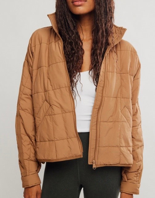 PIPPA PACKABLE PUFFER Jacket Twig