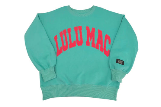 LuLu Mac Sweatshirt Mint/Coral