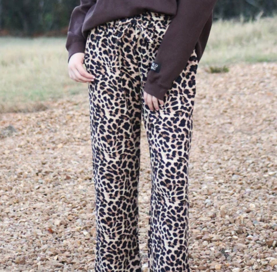 LuLu Mac Waffle Pant Leopard