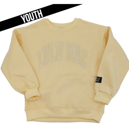 Youth Butter Mono Lulu Mac Sweatshirt