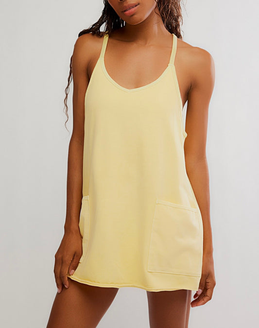 Hot Shot Mini Dress Sunlit Yellow