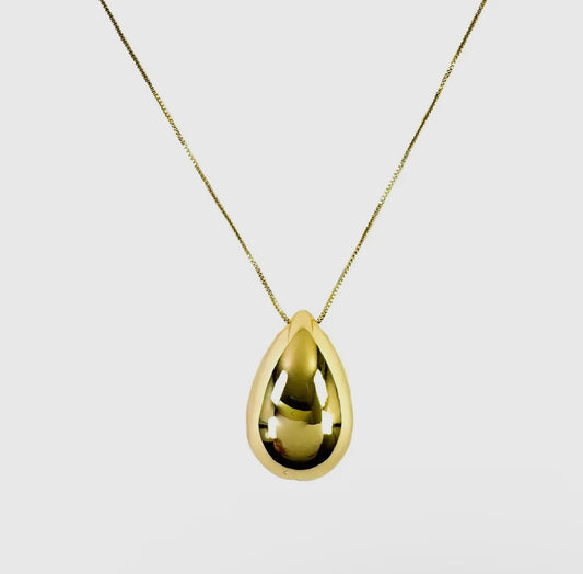 Gold FilledTeardrop Waterdrop Necklace