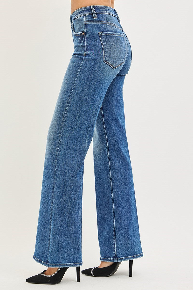 5th Avenue High Rise Wide Flare Jeans