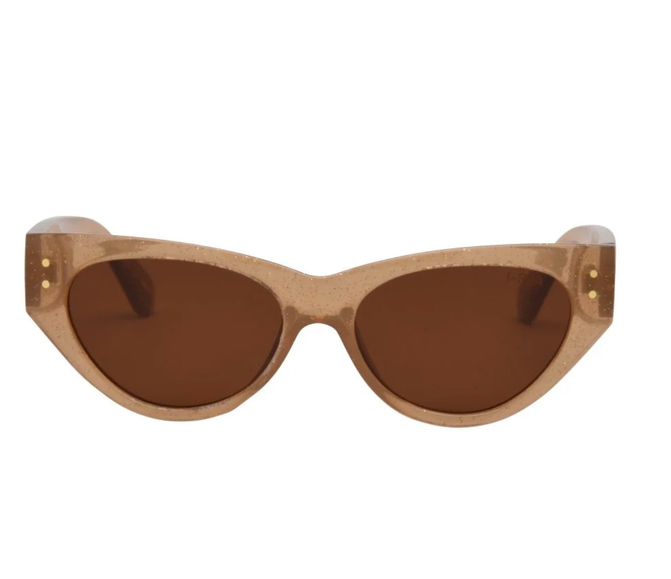Carly Taupe Glitter/Brown Polarized Lens