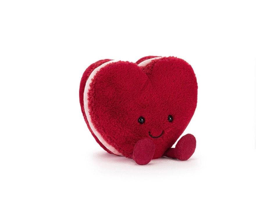 Amuseables Arlette Heart Macaron (Red)