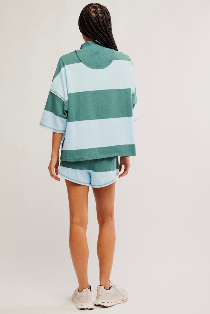 Retro Rugby Set Heritage Green Combo