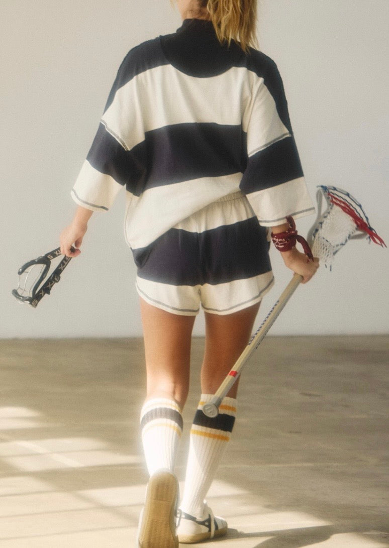 Retro Rugby Set Midnight Navy Combo