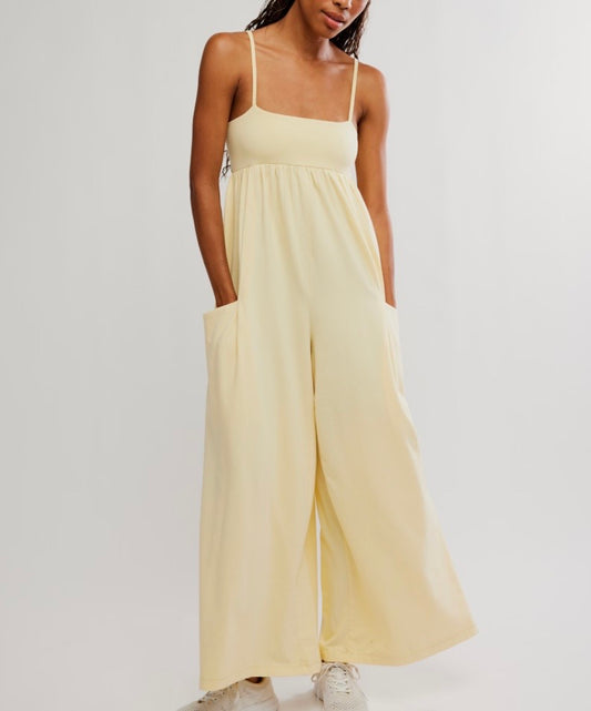 Hot Shot Strappy Onesie Sunlit Yellow