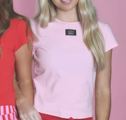 Baby Doll Lulu Mac Pink SS Top