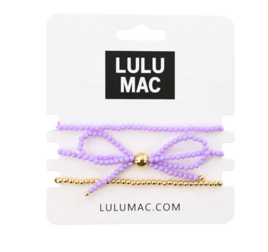 Bow Bracelets Lavender