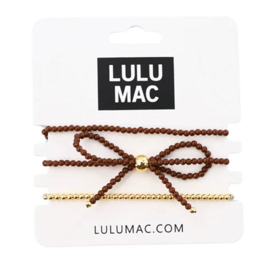 Bow Bracelets Brown