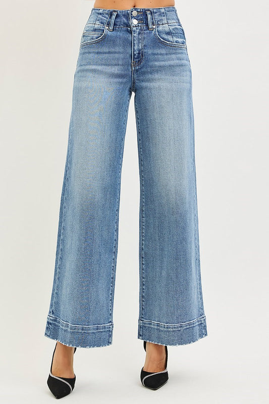 South East HR Ankle Wide Seam Jeans