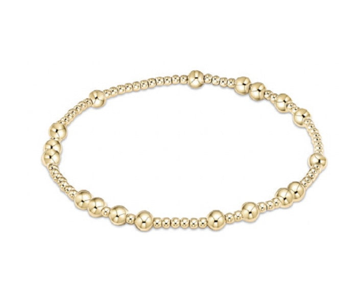 egirl Hope Unwritten 4mm Bead Bracelet - Gold