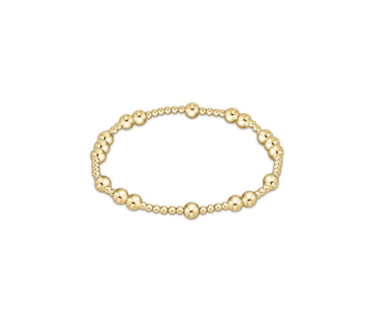 Hope Unwritten 5mm Bead Bracelet - Gold