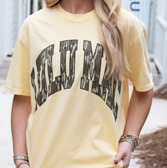 Butter Mossy Oak LuLu Mac Tee