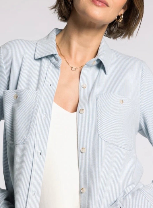 LEWIS SHIRT Light Blue Stripe