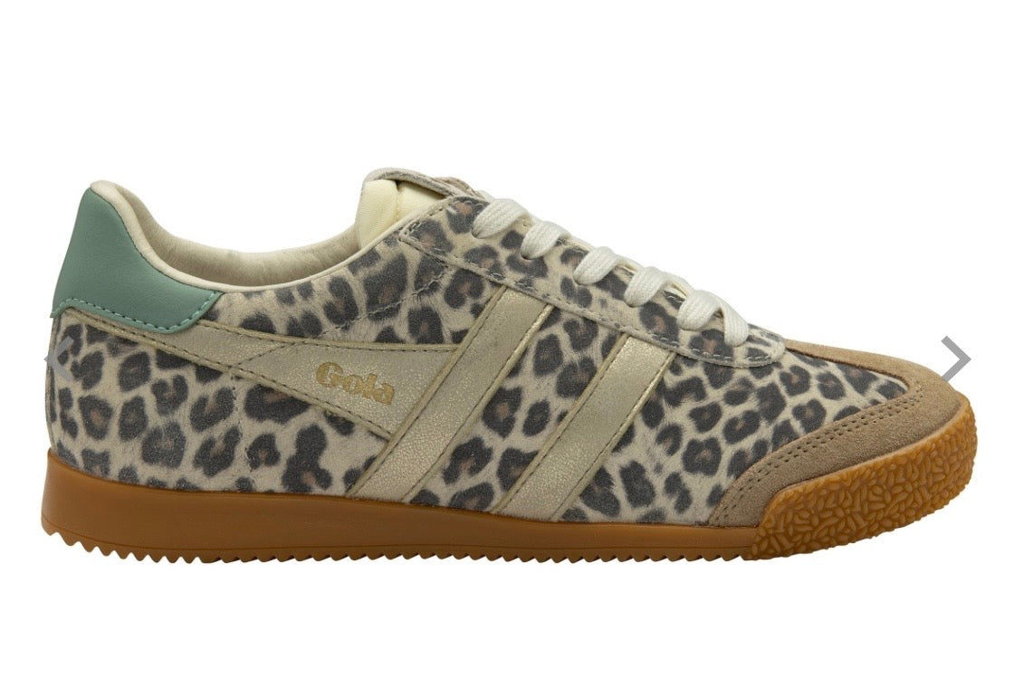 Elan Savanna Sneakers Snow Leopard/Gold/Green Mist