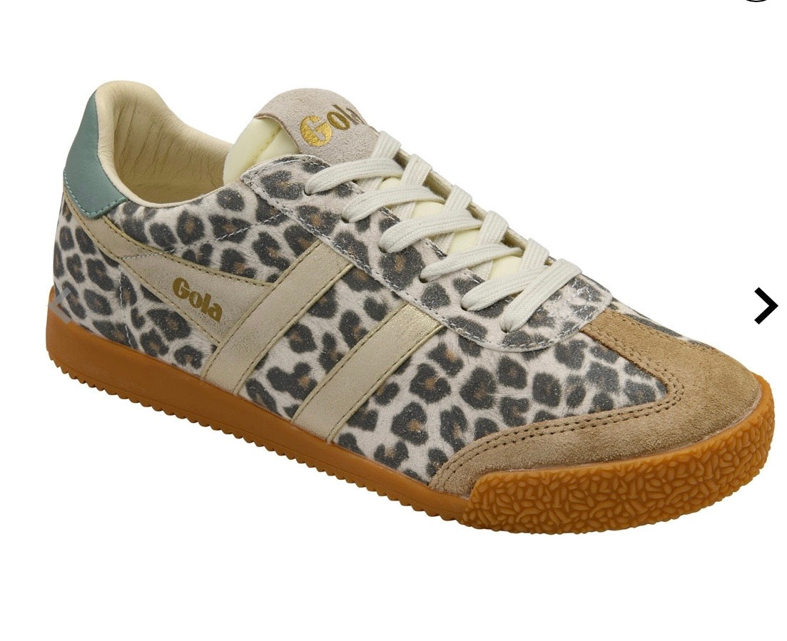 Elan Savanna Sneakers Snow Leopard/Gold/Green Mist