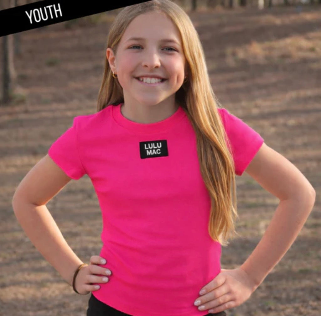 Youth Baby Doll Top Hot Pink