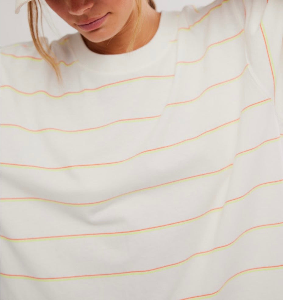 Printed Hustle Layer Awning Striped Ivory