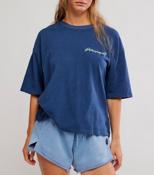 Logo Tackle Tee w/o Pocket Urban Buti Navy