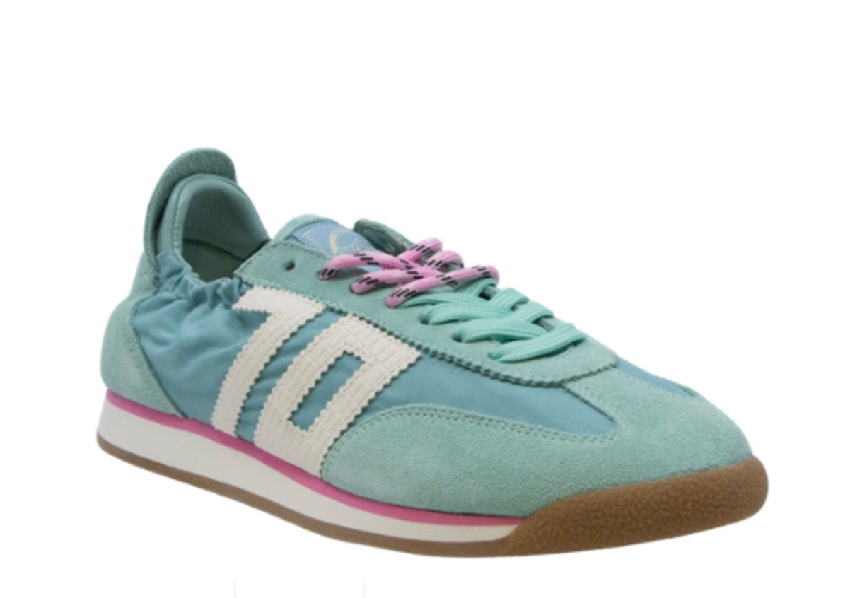 Rocket in Aqua Sneakers