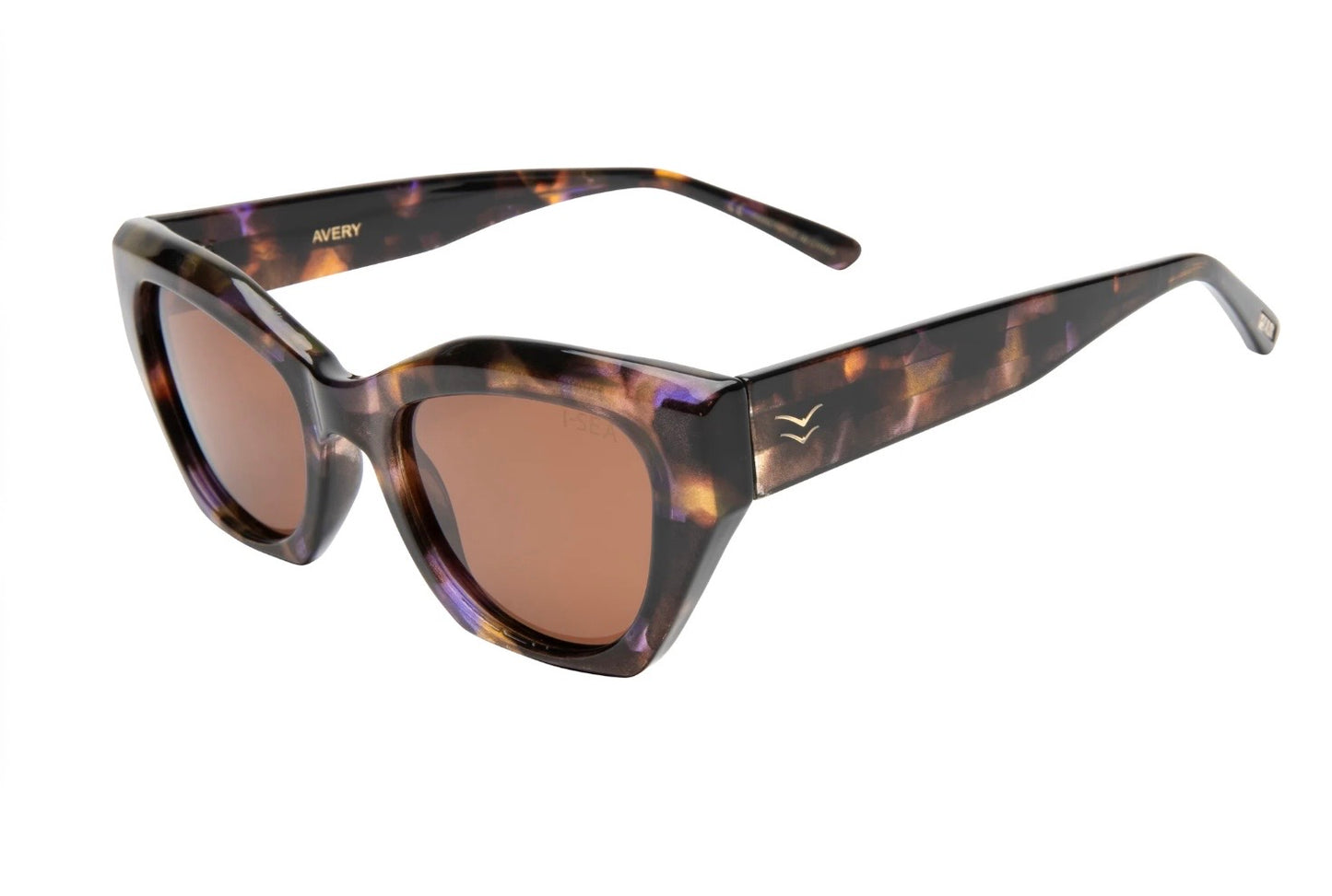 Avery Blue Tort/Brown Polarized Lens